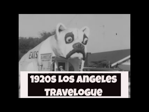 “ THE CITY AND AROUND LOS ANGELES ” 1920s LOS ANGELES, CALIFORNIA TRAVELOGUE   XD95545