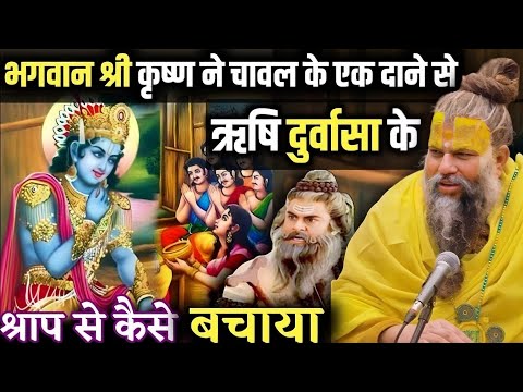 भगवान ने चावल के एक दाने से ऋषि दुर्वासा को भोजन कैसे कराया ? Shri Hit Premanand Maharaj ji