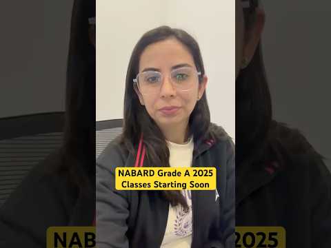 NABARD Grade A 2025 Classes Starting Soon #nabard #nabardgradea