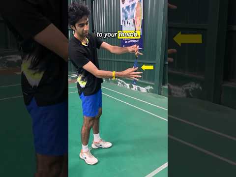 Ep 2 • Backhand Thumb Grip 👍🏻 #badminton