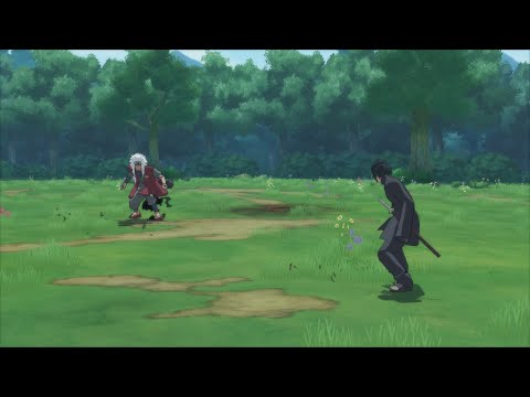 Sasuke (Time Travel) vs Jiraiya - Naruto Shippuden Storm Connections [4K60FPS]