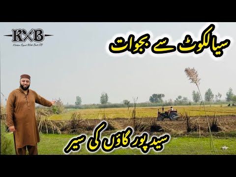 Sialkot To Bajwat Trip | Saidpur Village Ki Saar | Pakistani Villages in Punjab | Village Vlog | KXB