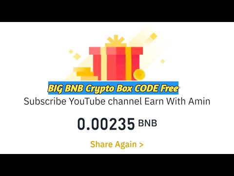 Big BNB Crypto Box Code Free Today || New Crypto Box Code || Binance Crypto Box Code Free 2023