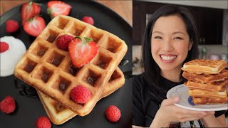 Perfect Waffle Recipe - Crispy & Fluffy - Lockdown Kitchen!