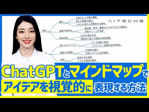 ChatGPTとマインドマップでアイデアを視覚的に表現する方法