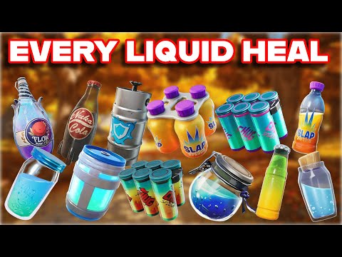 Ranking EVERY LIQUID HEALING ITEM In FORTNITE HISTORY From WORST To BEST