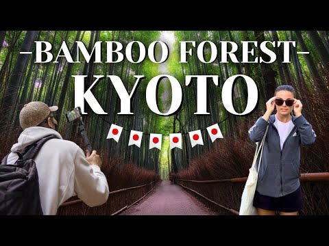 Arashiyama Bamboo Forest in Autumn | 外国人の彼女を嵐山に連れて行ってみた