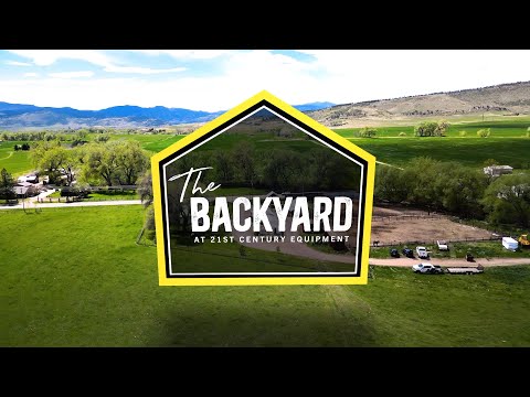 Welcome to the Backyard at 21st Century Equipment