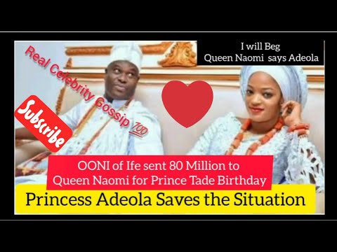 Ooni of Ife gives Queen Naomi 80 million for Prince Tade's forth coming Birthday