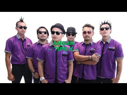 Angan - Tipe-X (Karaoke Video/Stereo LR)