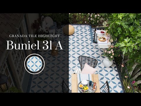 Stunning Buniel Cement Tiles For Your Spring Patio