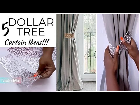 5 DOLLAR TREE WINDOW TREATMENT IDEAS To Make Your HOME LOOK EXPENSIVE!