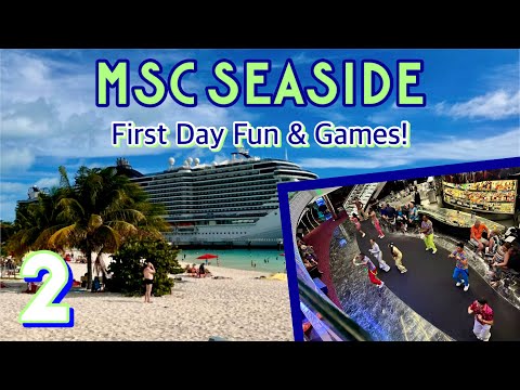 MSC Seaside: First day shenanigans & birthday shots at midnight! | PART 2