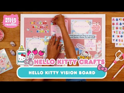 Hello Kitty Vision Board | Hello Kitty Crafts