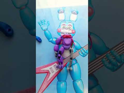 как слепить сломанного Бонни из фнаф 1 #tiktok #приколы #фнаф #fnaf #shorts #пластилин