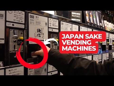 Japan Has Sake Vending Machines? | Ponshukan Sake Museum Station Japan