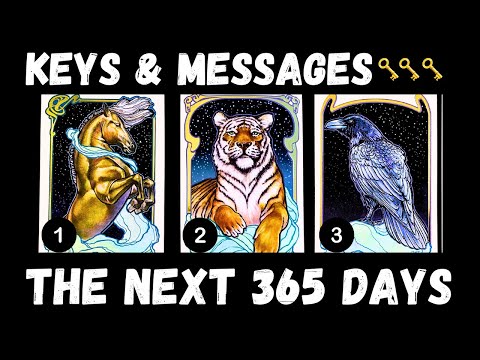 Keys & Messages: The Next 365 DAYS! 🔑🔑🔑 ⎮pick a card 🃏⭐️