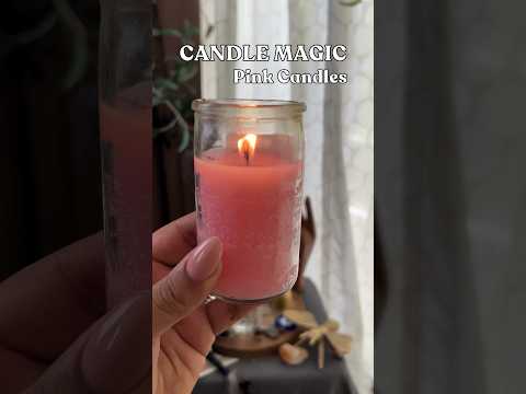 Pink Candle magic = love & healing #spirituality #witch #heartchakra #selflovepractices #peace