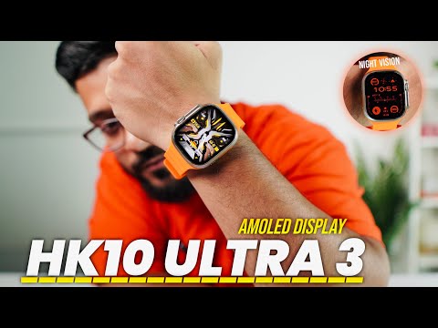 HK 10 Ultra 3 watch Review || Amoled Display, built in Storage, TWS Connection & many more