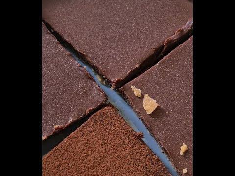 [1st TRY!] The laziest way to make Creamy Chocolate Tart (No Bake, 4 Ingredients!) | 超簡單 零失敗香濃巧克力塔