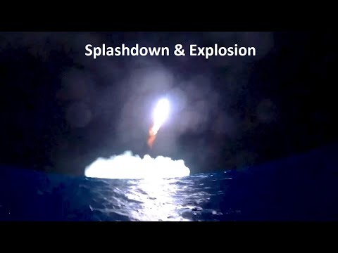 Caught On Camera! SpaceX Starship Flight 5 Splashdown And Explosion