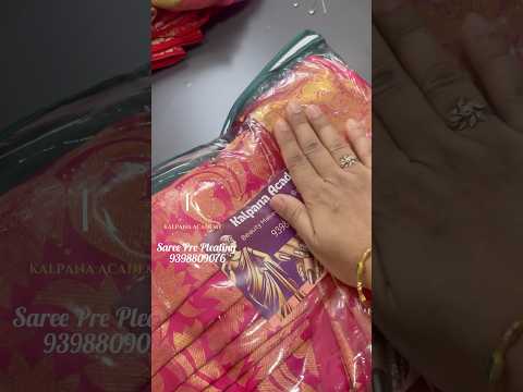 Saree Pre Pleating | LB Nagar | Hyderabad | #shorts | Kalpana Trends