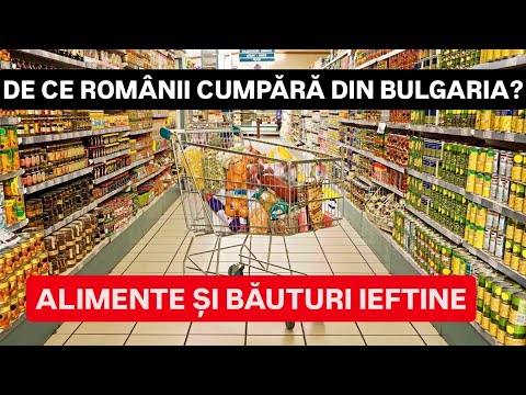 DE CE ROMÂNII CUMPĂRĂ din BULGARIA? Testez dacă sunt ALIMENTE și BĂUTURI mai IEFTINE!