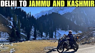 Winter Kashmir Snow Ride Begins in -4° C | Delhi To Patnitop EP-01 | BMW F 850 GSA @deepranjansachan