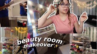 Beauty Room Transformation | Full Vanity Tour & Organization 2025