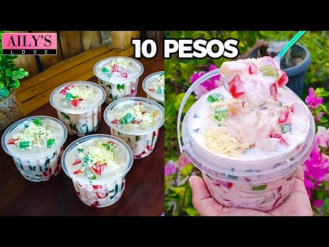 GANITO ANG MABENTA AT PATOK NA DESSERT DINUDUMOG SA SARAP - FRUIT JELLY SALAD PANGNEGOSYO!