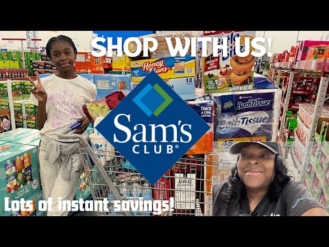 COME SHOP WITH US at SAMS CLUB!!! ~ GROCERY HAUL