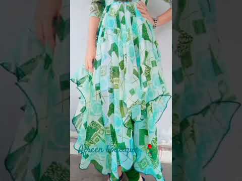 New style rumali frock /High low kurti in new style#kurtidesign#fashion#trending#diy#kurti#ytshort