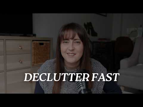 DECLUTTER FAST The only 5 min video you will need! #declutterandorganise  #organize  #minimalist