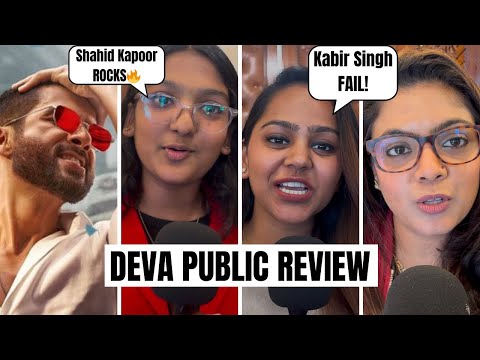 Deva Public Reaction | Shahid Kapoor ⭐️⭐️⭐️ Performance | One Time Theater watch🔥