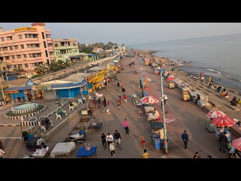 Wednesday 8th January 2025 Old Digha Sea Beach Evening Live