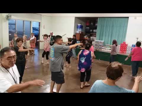 Bon Dance in Hawaii "Akita Bushi" ハワイで盆ダンス「秋田節」