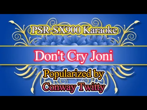 Don't Cry Joni - Conway Twitty Video Karaoke