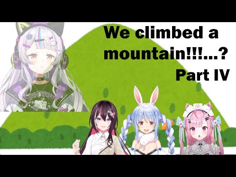 VTubers mountain climbing PartIV【JP VTuber Hololive Clip reaction】登山するVTuberたち....?