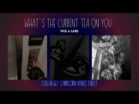 what’s the ✨current✨tea on you | pick a card