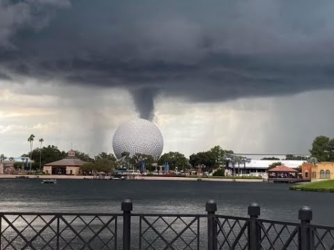 Almost a Tornado in Epcot at Disney World?!