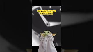 Se acabó el año #humor #meme #babyyoda #añonuevo