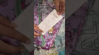 Zellbury Lawn Suit Unboxing 🌸😍 #unboxing #shorts #youtubeshorts #ramzdija #rk