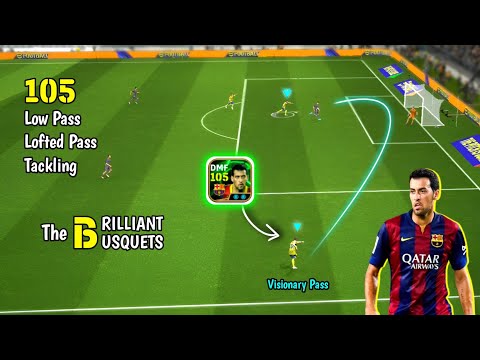 "if you watch Busquets, you see the whole Game," ☠️🔥 Sergio Busquets Review in eFootball 25 Mobile 🔥