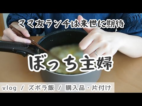 主婦 vlog｜息子昼寝中のゆるい家事時間/キッツい…と感じる瞬間【ぼっちは語る】