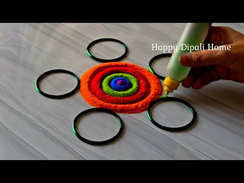 6 new year rangoli 2025 | rangoli designs| easy simple makar sankranthi rangoli 2025 | rangoli Art