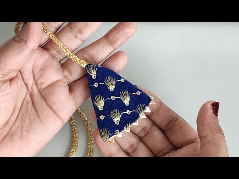 DIY Latkan Making | Very Easy Latkan | Fabric Latkan for blouse kurtis