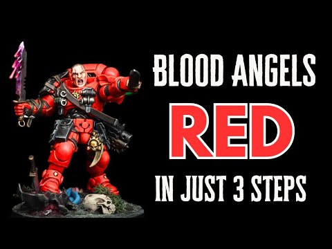 Painting Blood Angels with Contrast Paints