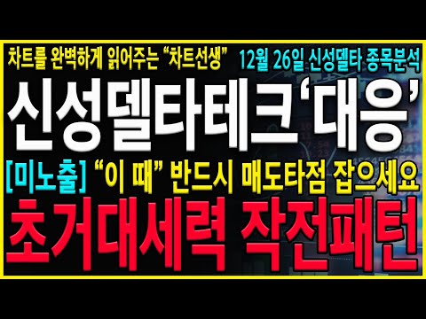 [신성델타테크] "긴급" 와...세력패턴 결국 이거였네요 마지막 피날레 급등!"이 가격"찍으면 반드시 분할매도시작 하세요!/초전도체 ,박순혁이사, 선대인TV,LK99 // lk99