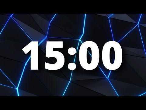 15 Minute Polygonal Abstract Countdown