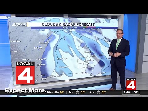 Metro Detroit weather forecast Jan. 12, 2025 -- 7:45 a.m. Update